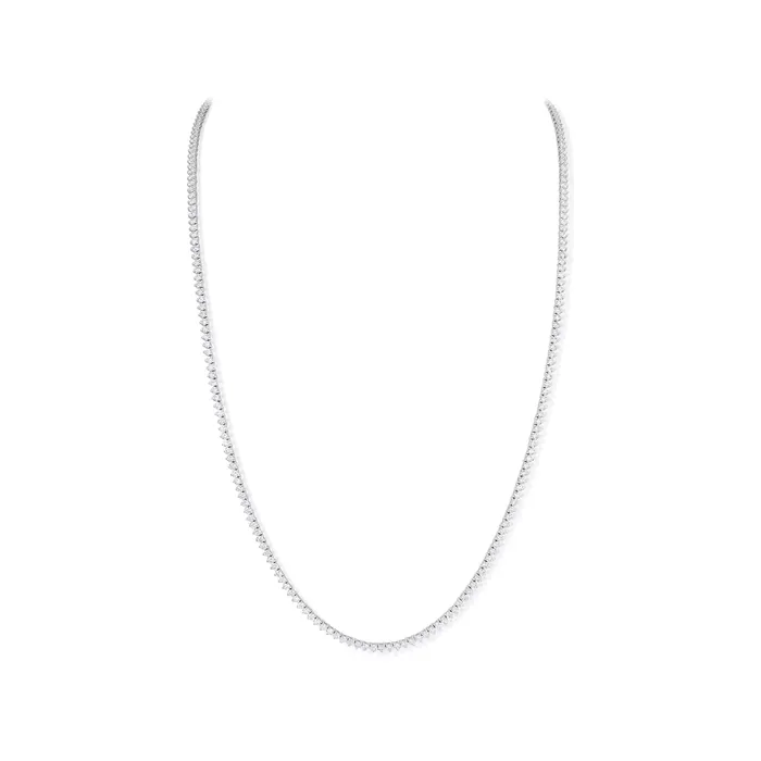 1590 Carat Diamond Line Necklace Stephen Silver Fine Jewelry Necklaces