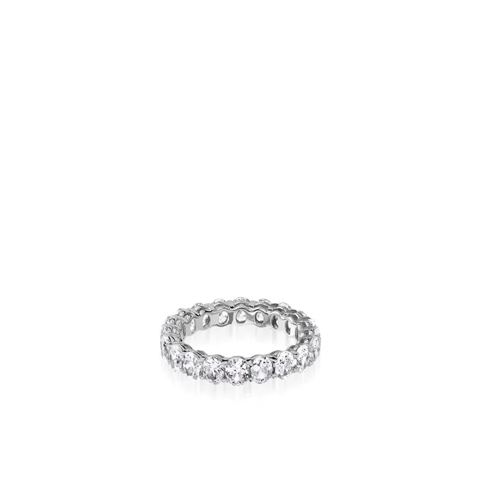 4Carat Oval Lab Diamond Eternity Band John Atencio Rings