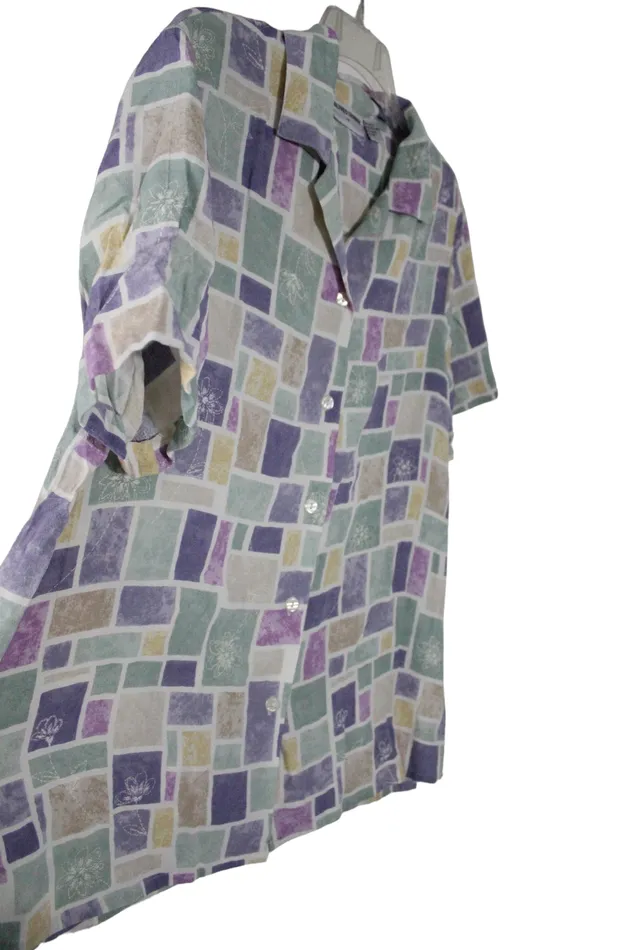 Alfred Dunner Earrings Vintage Alfred Dunner Purple Top 12