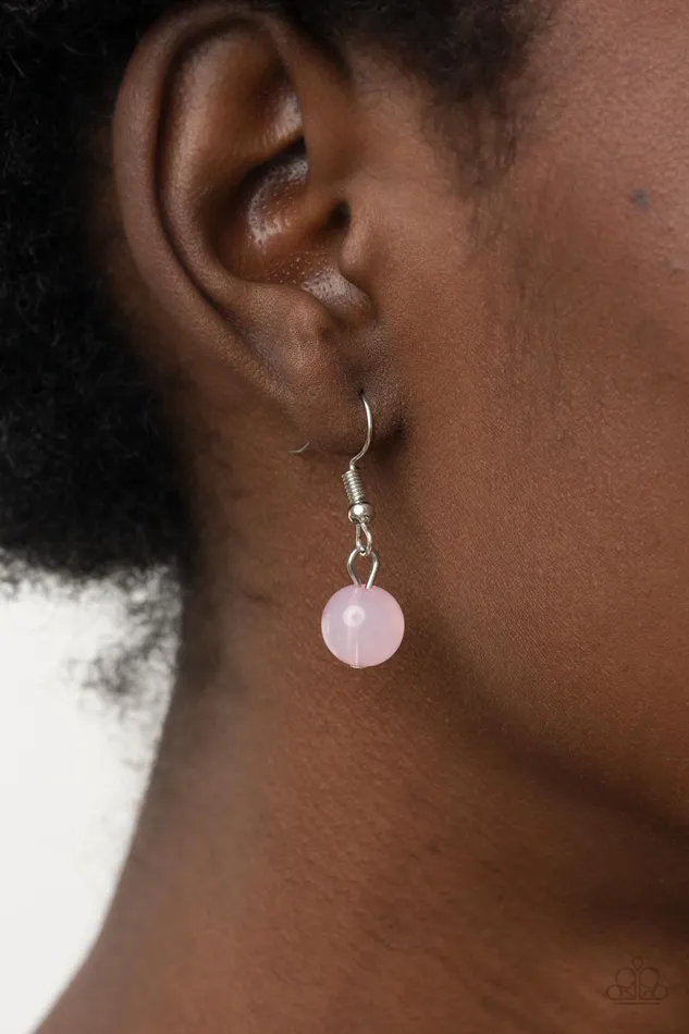 AMOR to Love Pink Paparazzi Accessories Earrings