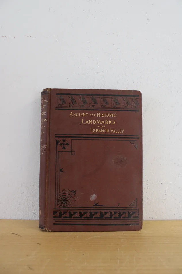 Ancient And Historic Landmarks In The Lebanon Valley Jubilee Thrift Earrings