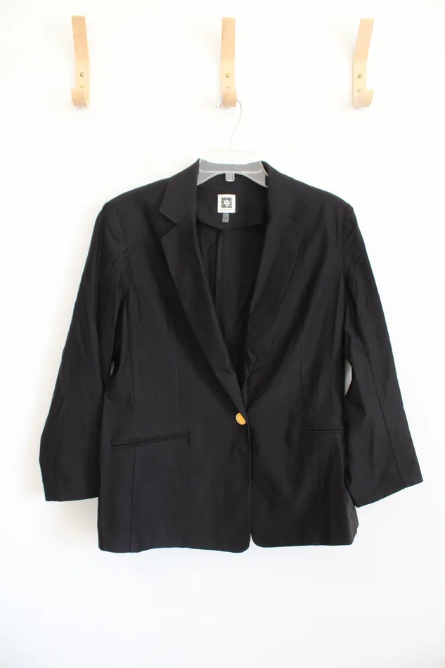Anne Klein Rings Anne Klein Black Blazer L