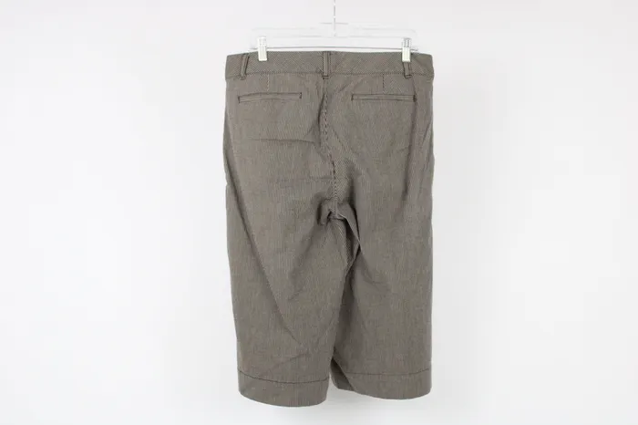 Banana Republic Brown Striped Capri Pants 14 Banana Republic Earrings