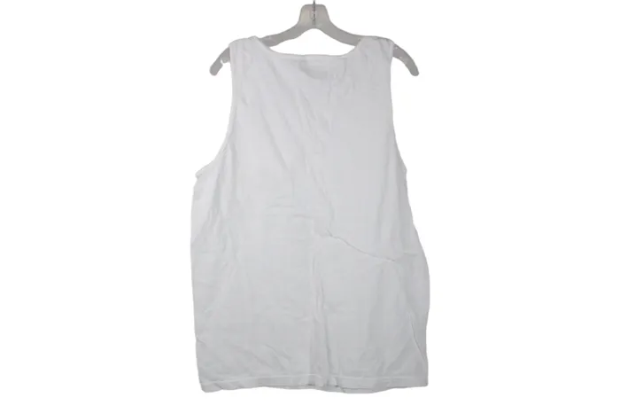 BE Make Waves White Tank M BE Necklaces