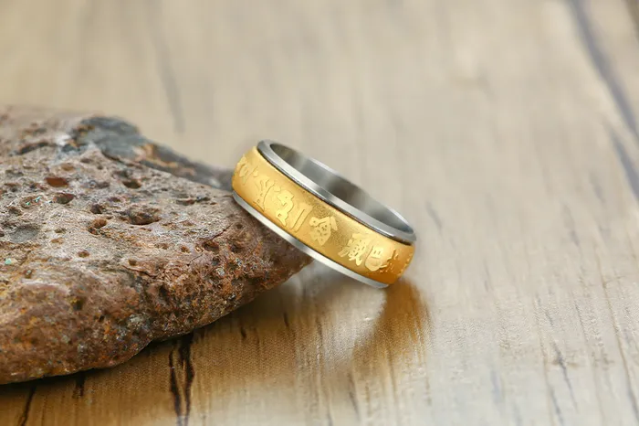 CJDropshipping Rings Stainless Steel Vintage Ring For Men and Women