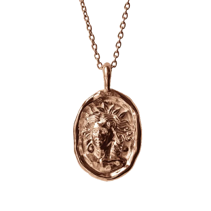 COMMON ERA Necklaces Cassandra of Troy Molten Gold Pendant