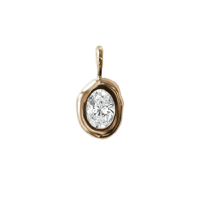 COMMON ERA Necklaces Molten Heirloom Pendant Diamond