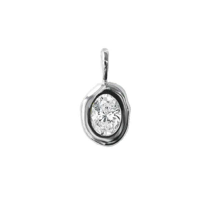 COMMON ERA Necklaces Molten Heirloom Pendant Diamond