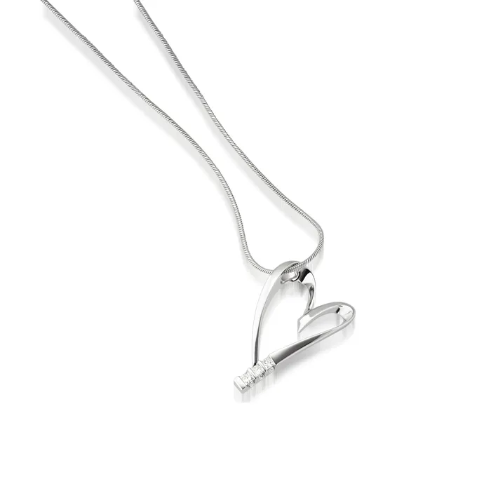 Devotion Diamond Heart Pendant Necklace John Atencio Necklaces