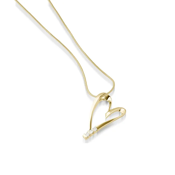 Devotion Diamond Heart Pendant Necklace John Atencio Necklaces