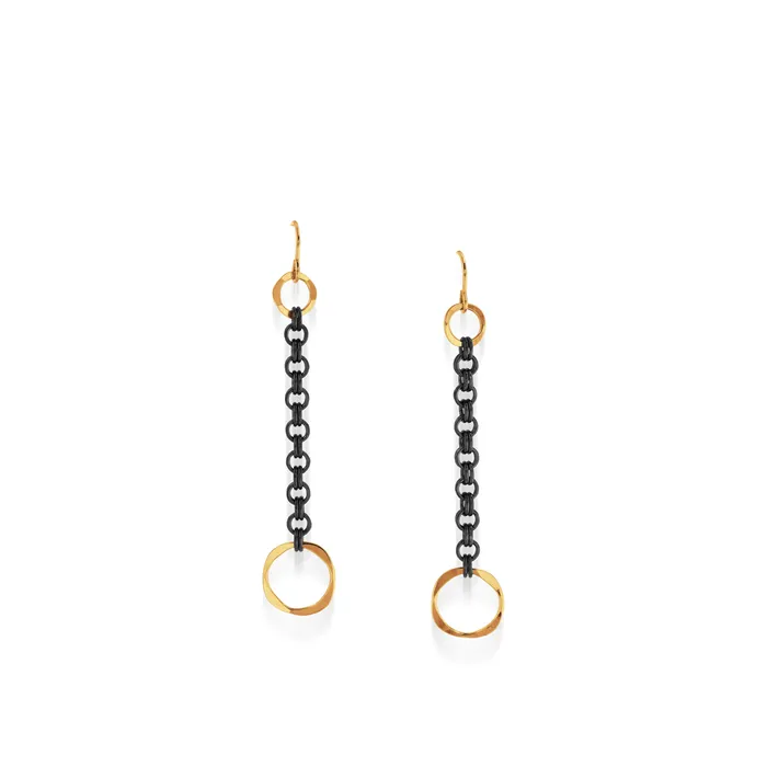 Duplex Dangle Chain Earrings Shop John Atencio Earrings