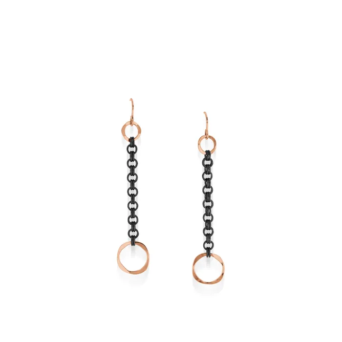 Duplex Dangle Chain Earrings Shop John Atencio Earrings