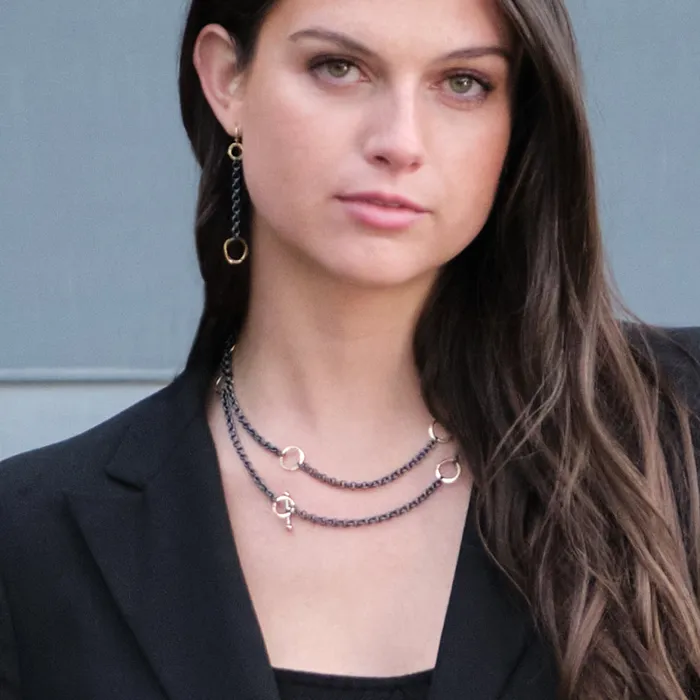 Duplex Dangle Chain Earrings Shop John Atencio Earrings