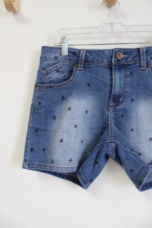 Earrings 1822 1822 Star Print Denim Shorts 8