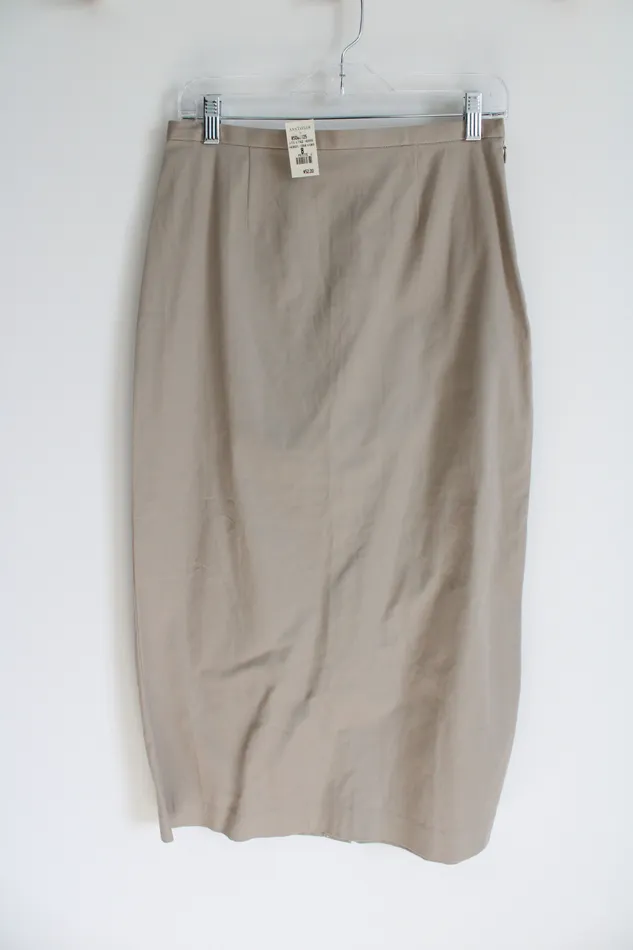 Earrings Ann Taylor LOFT NEW Ann Taylor Tan Khaki Skirt 8 Petite