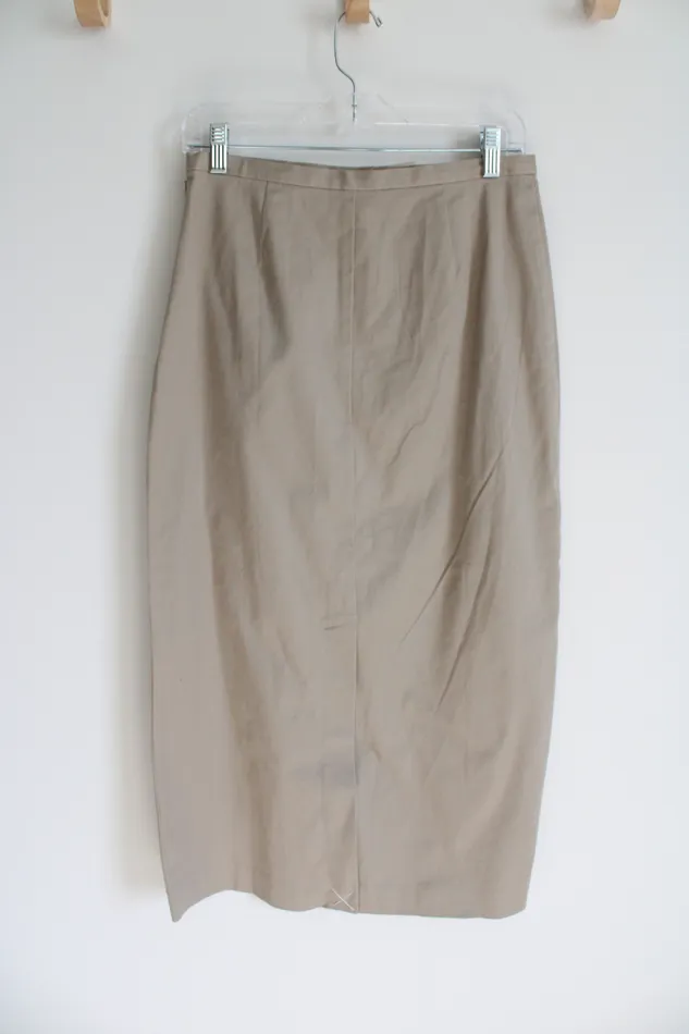 Earrings Ann Taylor LOFT NEW Ann Taylor Tan Khaki Skirt 8 Petite