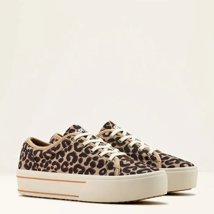 Earrings Ariat ARIAT WOMENS SKYLAR PLATFORM LACE SHORS LEOPARD