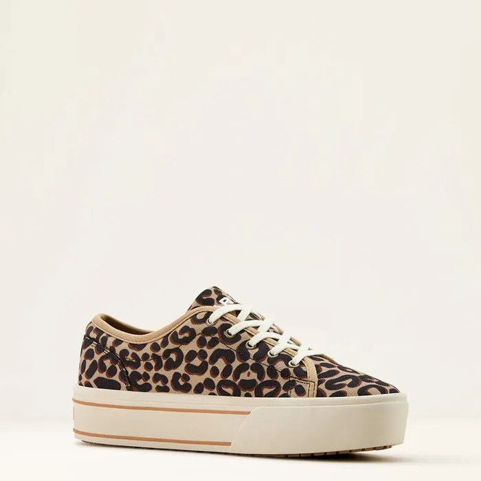 Earrings Ariat ARIAT WOMENS SKYLAR PLATFORM LACE SHORS LEOPARD