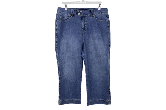 Earrings Bandolinoblu Bandolinoblu Denim Capri Pants 12