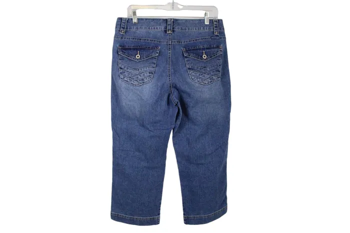 Earrings Bandolinoblu Bandolinoblu Denim Capri Pants 12
