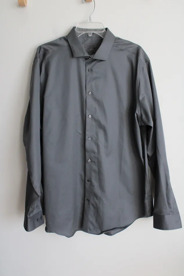 Earrings Calvin Klein Calvin Klein Gray Button Down Shirt 18 3637