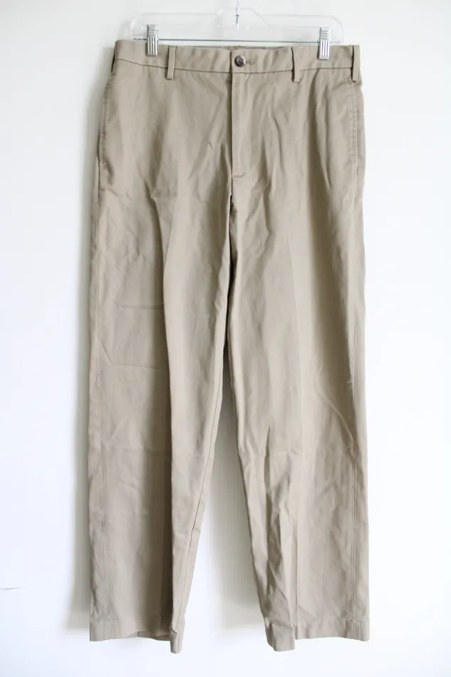 Earrings Izod Izod Madison Straight Fit Tan Khaki Pant 32X32