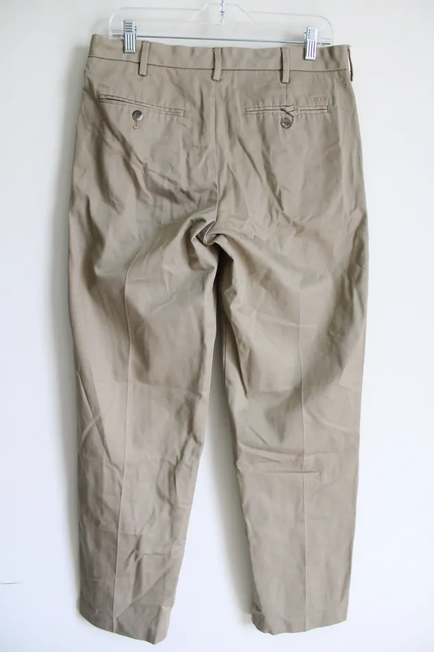 Earrings Izod Izod Madison Straight Fit Tan Khaki Pant 32X32