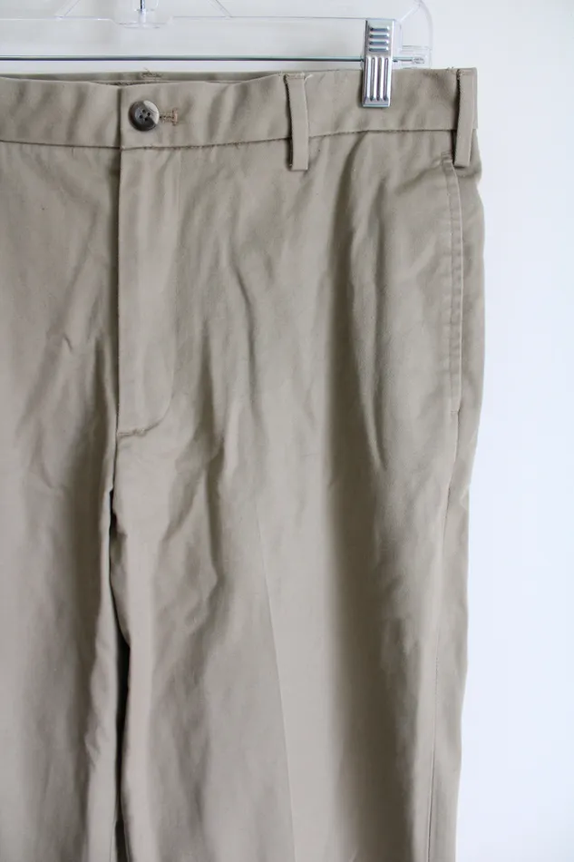 Earrings Izod Izod Madison Straight Fit Tan Khaki Pant 32X32