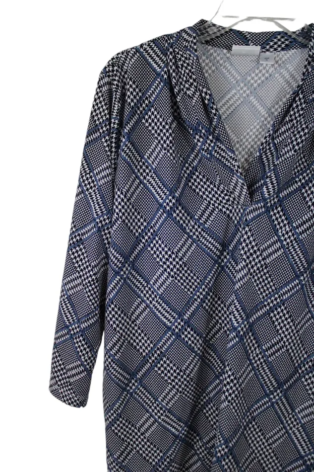 Earrings Jaclyn Smith Jaclyn Smith Hounds tooth Top XL