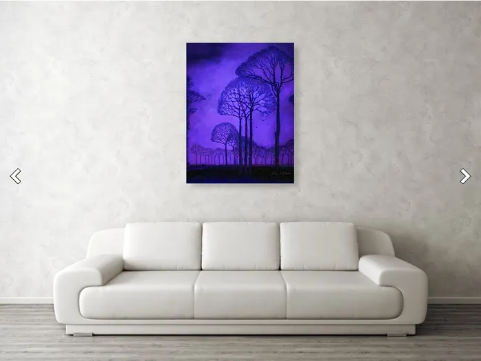 Earrings Luma Twilight Walk In The Park Metal Print 270
