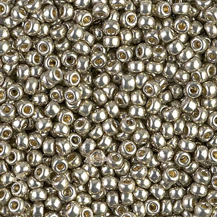 Earrings Miyuki Seed Beads 80 Duracoat Galvanized LtPewter 4221 Peppy Beads