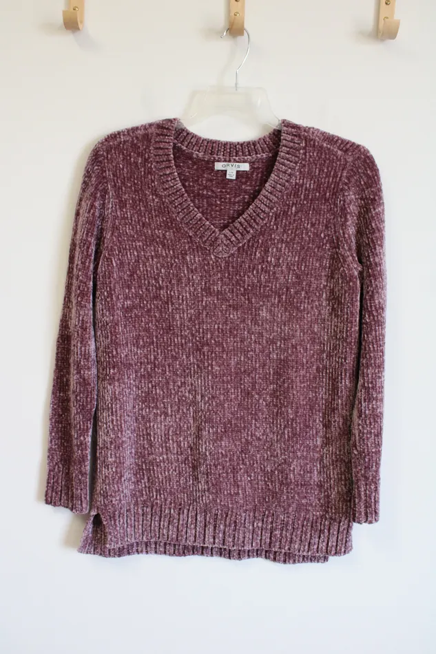 Earrings Orvis Orvis Dusty Pink Knit Sweater L