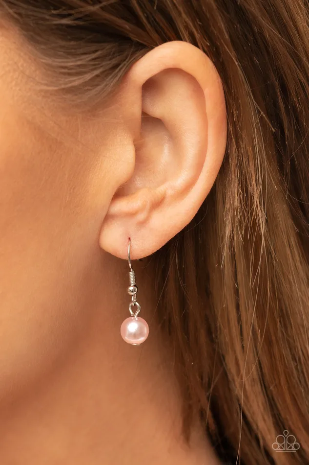 Earrings Paparazzi Accessories My Yacht or Yours Pink