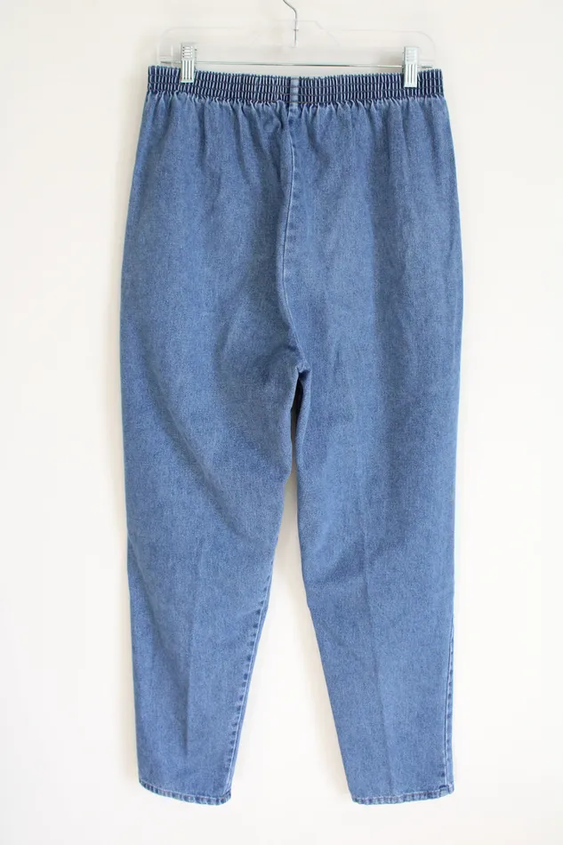 Earrings Pizzazz Denim Elastic Waistband Jeans 18 Pizzazz