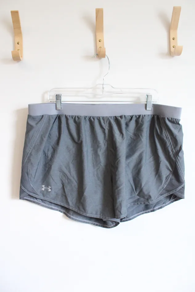 Earrings Under Armour Under Armour Gray Athletic Shorts XXL