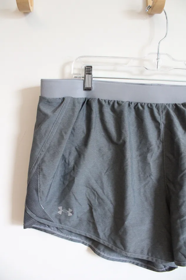 Earrings Under Armour Under Armour Gray Athletic Shorts XXL