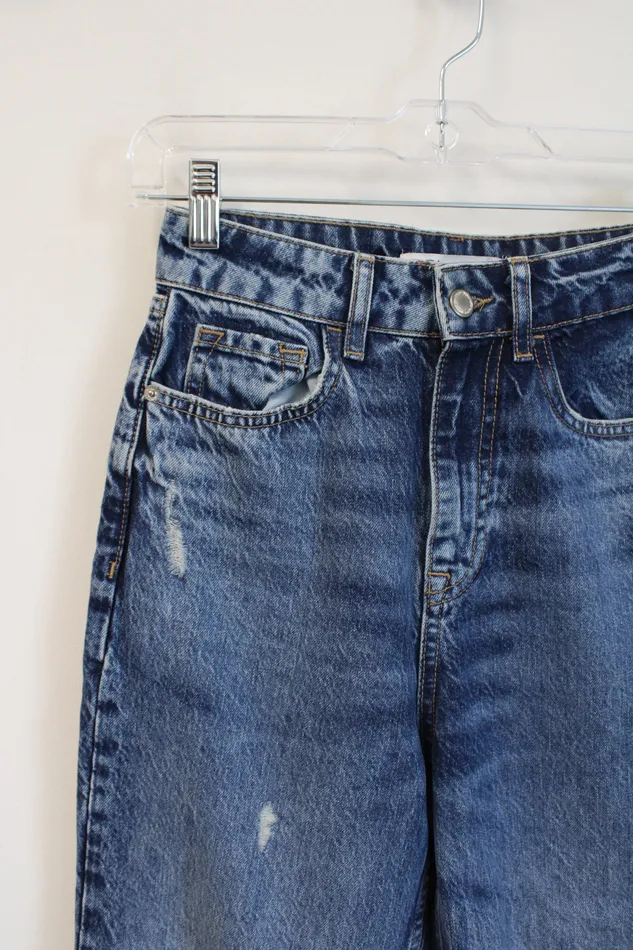Earrings Zara Zara Faded Wash Ripped Jeans 0
