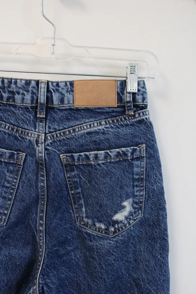 Earrings Zara Zara Faded Wash Ripped Jeans 0