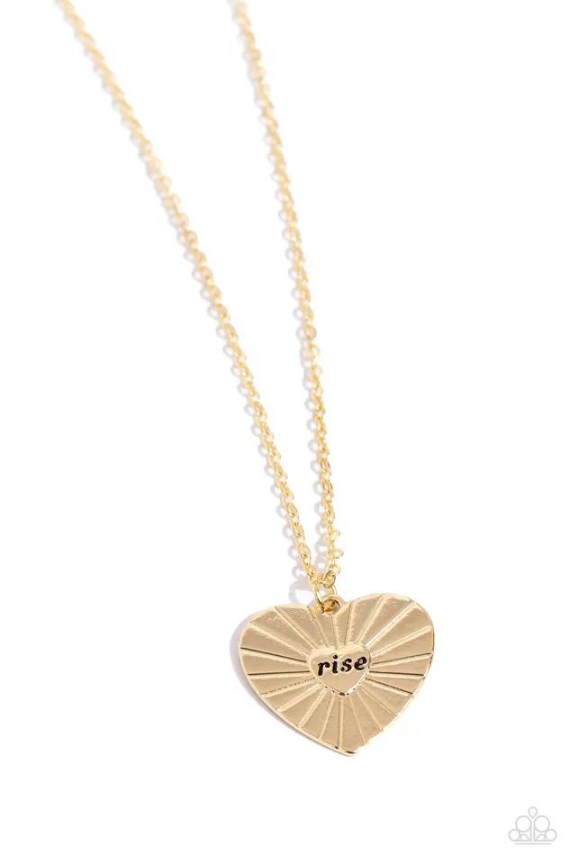 Elevated Embrace Gold Paparazzi Accessories PreStyled Sets