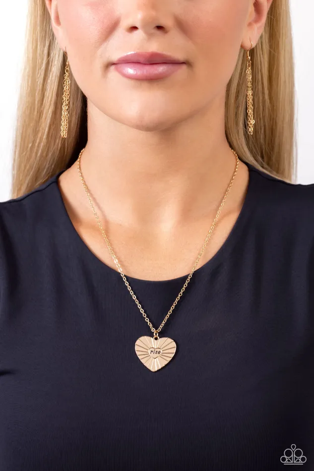 Elevated Embrace Gold Paparazzi Accessories PreStyled Sets