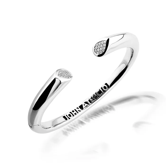 Gemini Pave Diamond Narrow Bracelet John Atencio Bracelets