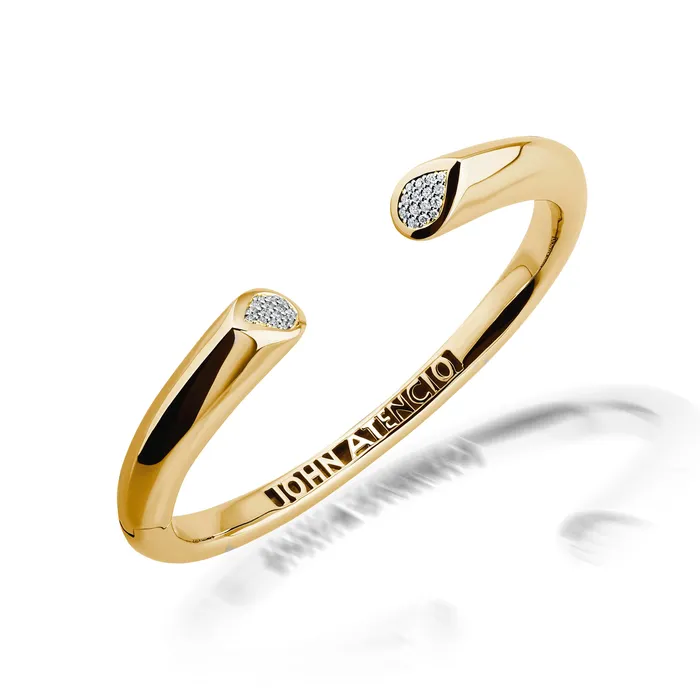 Gemini Pave Diamond Narrow Bracelet John Atencio Bracelets