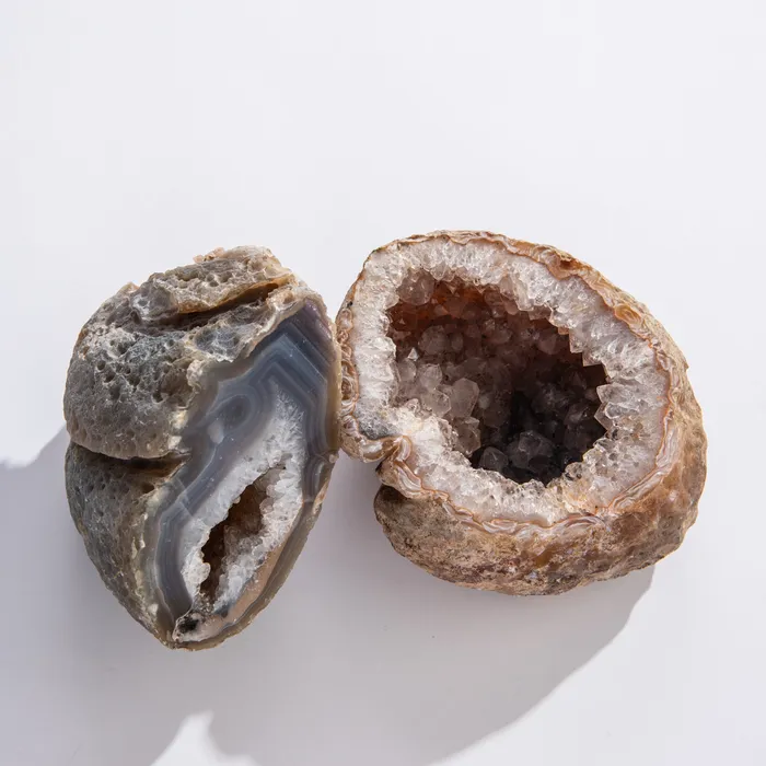 GEOCENTRAL Geodes Lg Cut Polished Rings