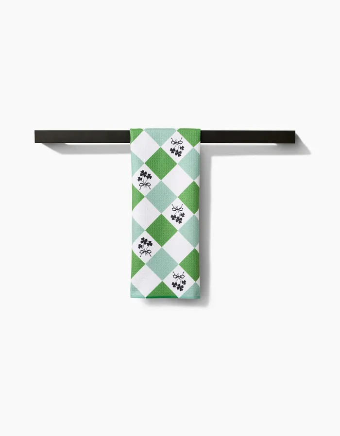 Geometry Diamond Bow Tea Towel Geometry Rings