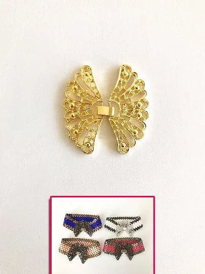 Gold Color FlutterBye Clasp Peppy Beads Earrings Gold Color FlutterBye Clasp Peppy Beads Earrings