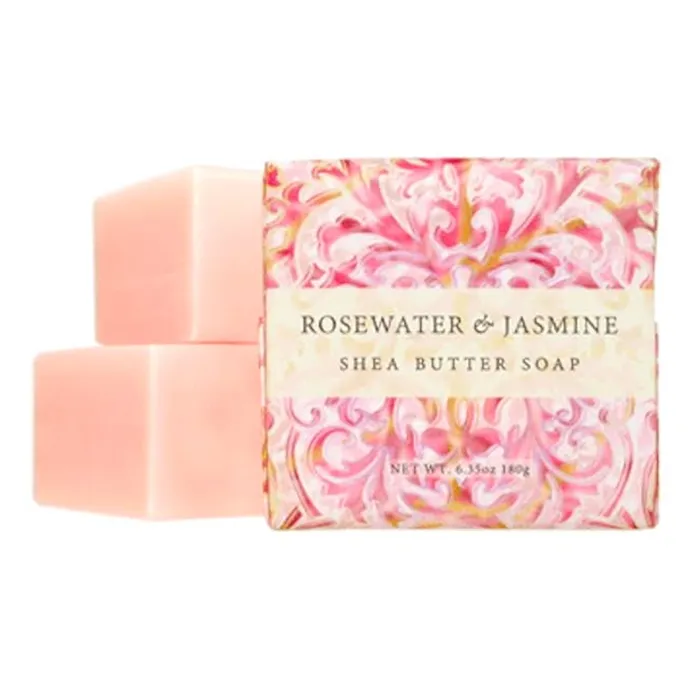 GREENWICH Earrings Greenwich Bay Rosewater Jasmine Shea Butter Soap 6 oz