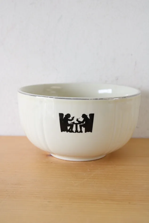 Hall Earrings Halls Superior Quality Kitchenware Tavern Silhouette Cream Ceramic Bowl 6 Hall Earrings Halls Superior Quality Kitchenware Tavern Silhouette Cream Ceramic Bowl 6