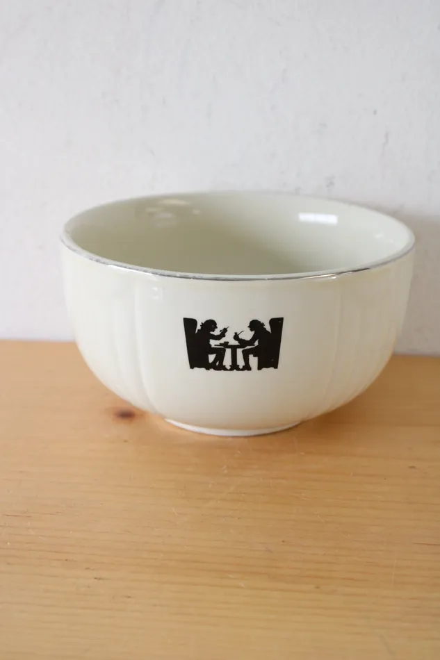 Hall Earrings Halls Superior Quality Kitchenware Tavern Silhouette Cream Ceramic Bowl 6