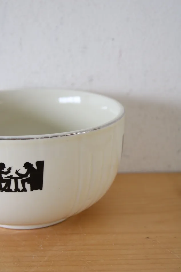 Hall Earrings Halls Superior Quality Kitchenware Tavern Silhouette Cream Ceramic Bowl 6