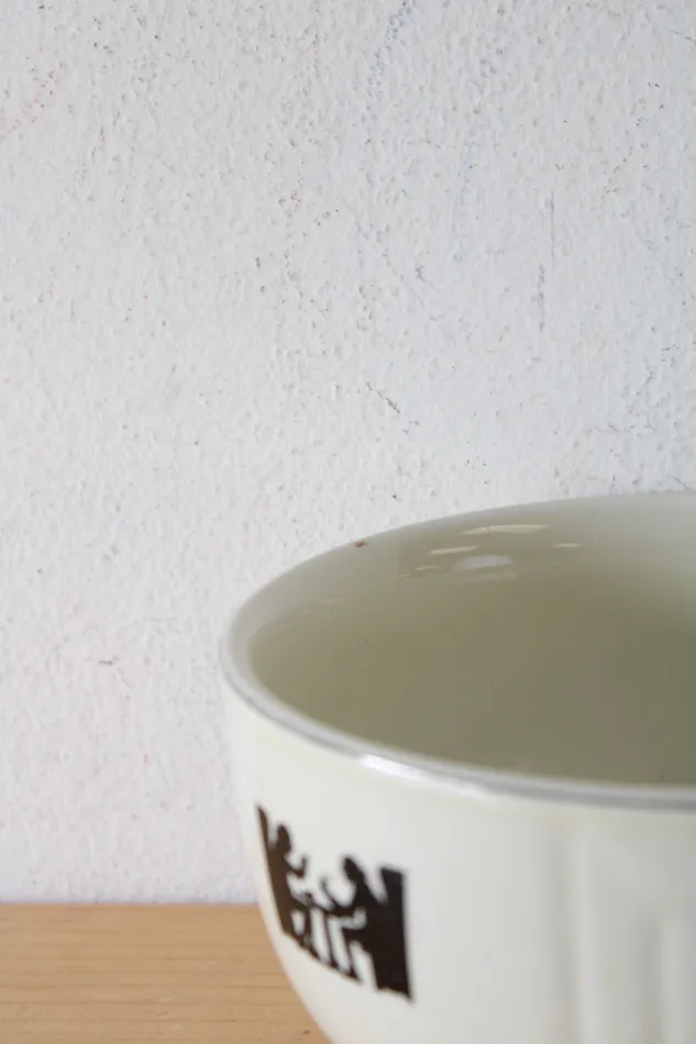 Hall Earrings Halls Superior Quality Kitchenware Tavern Silhouette Cream Ceramic Bowl 6